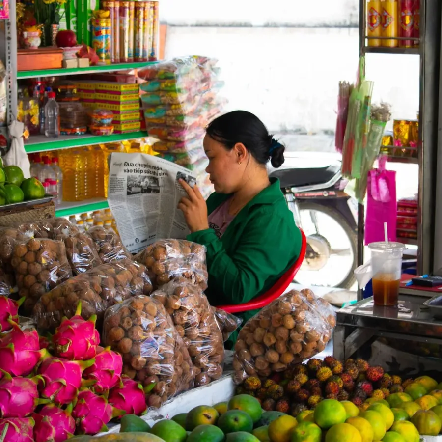 Quầy thịt, cá và đồ đông lạnh